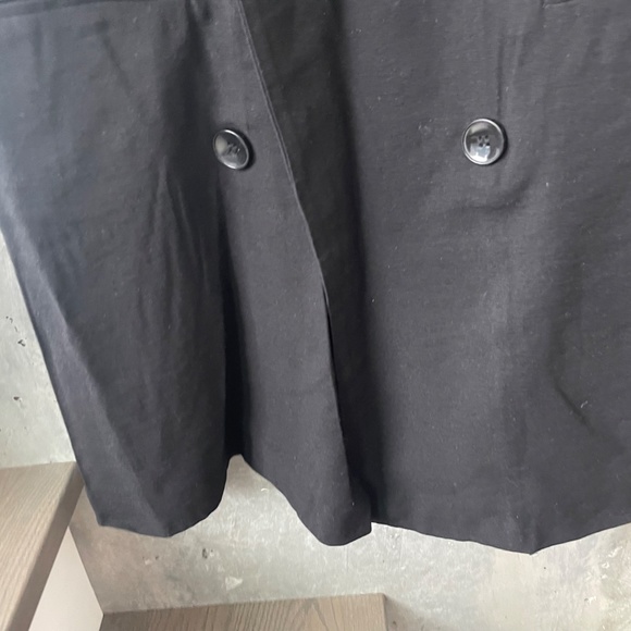 Burshka black double Button Lapel Neck Vest Blazer size M for women - Picture 8 of 11